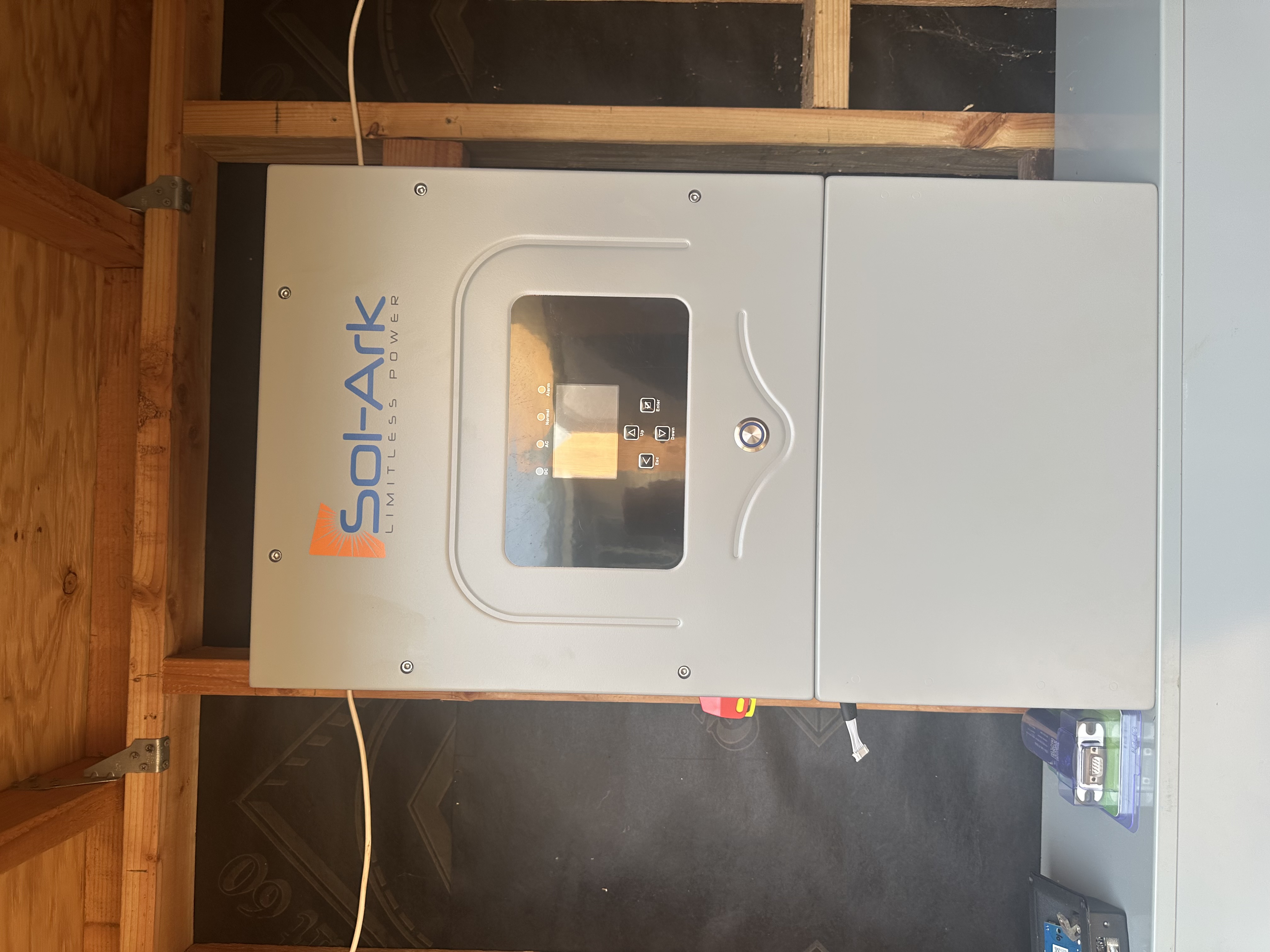 Sol-Ark hybrid inverter installed by Renewable Enterprises